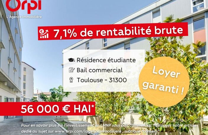 Appartement - 1 pièce 19 m2 - Toulouse (31300) — photo 2