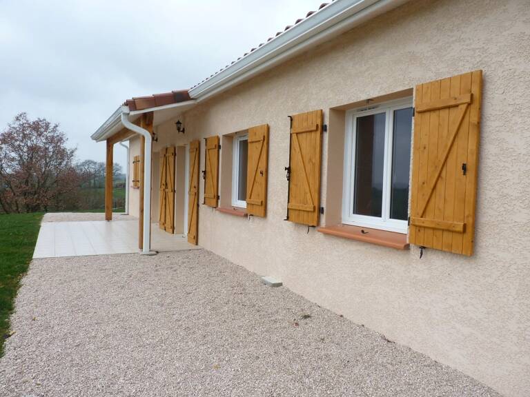 Villa T4 neuve plain pied à Eoux — photo 1