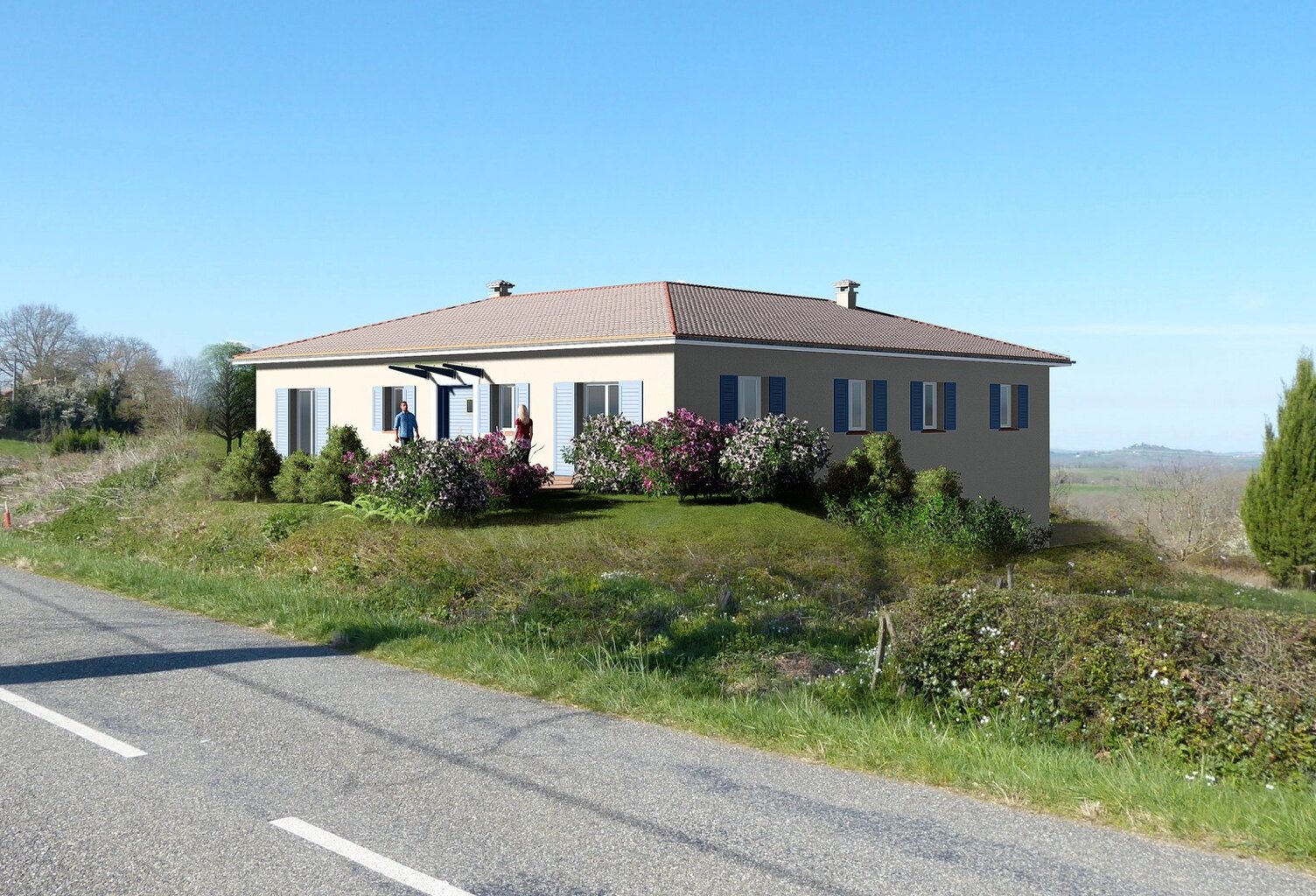 Prix en baisse Grande maison de 235 m² à terminer avec s/sol sur près de  2 hectares                      are — photo 1