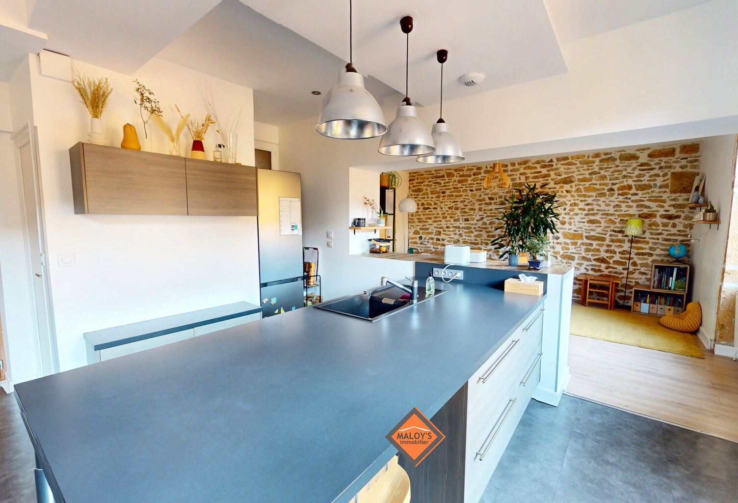 RARE! Lumineuse Maison Pierres Dorées Centre Village 166m² 4 chambres et Terrain 300m² ! — photo 1