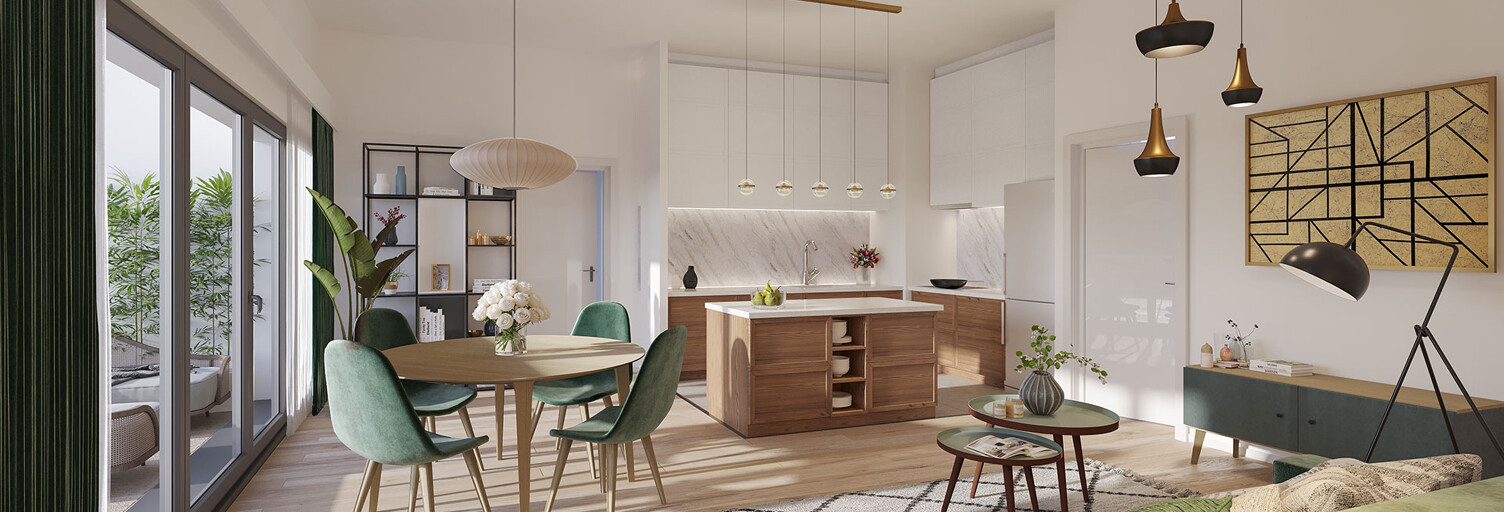 Appartement neuf T1, T2, T3, T4 Pièce 27 à 88 m² à vendre à Limeil-Brévannes (94450)