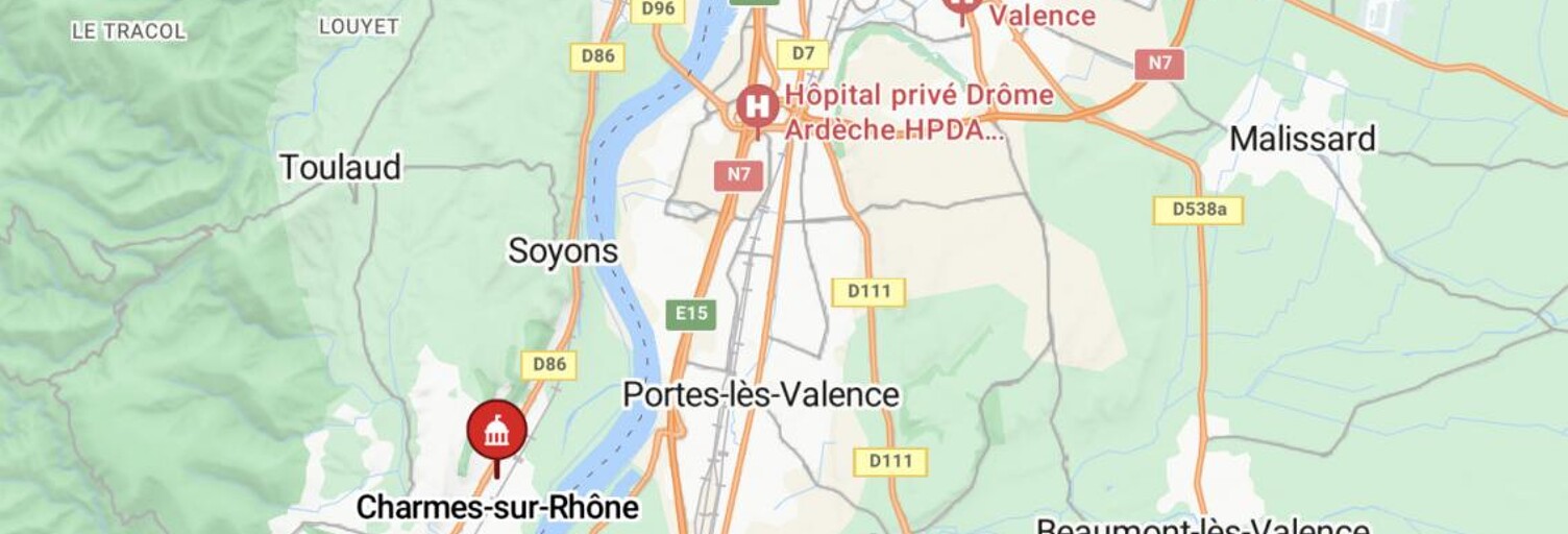 Terrain 670 m² à construire Charmes-sur-Rhône (07800)