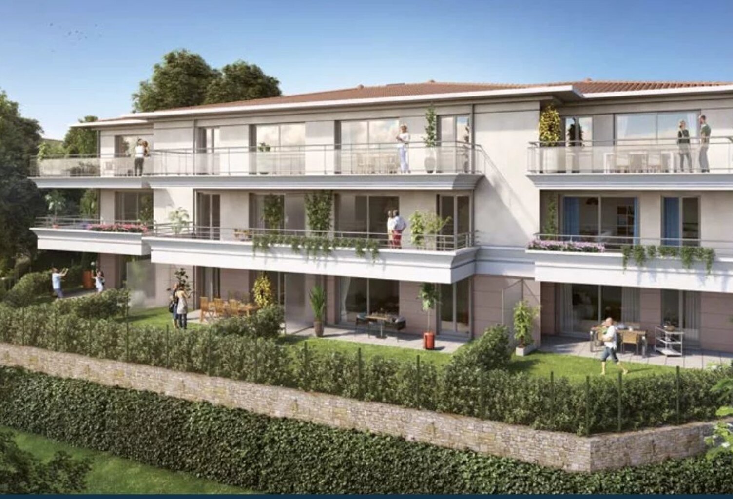 LE CANNET - APPARTEMENT T5 NEUF - VUE MER PANORAMIQUE — photo 1