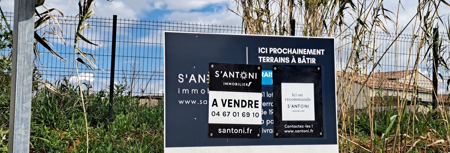 Terrain  260 m² à vendre à Pomérols (34810)