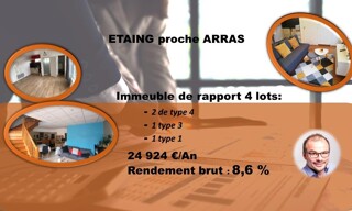 Immeuble  272 m² à vendre à Étaing (62156)