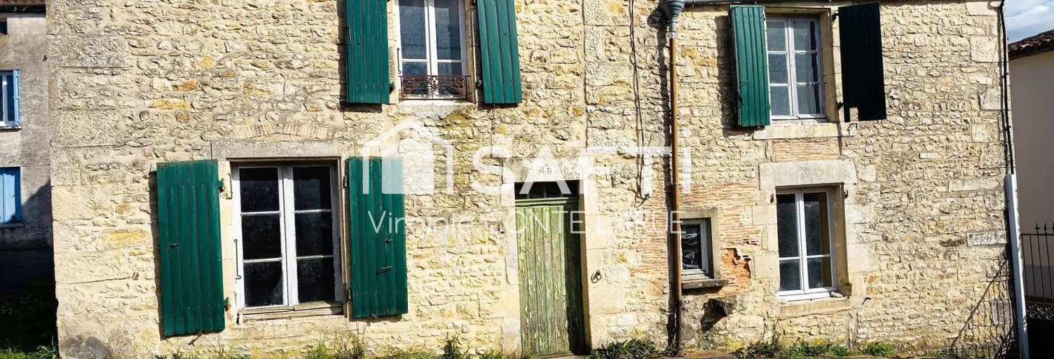 Maison 6 Pièces 100 m² à vendre à Beaulieu-sur-Sonnette (16450)