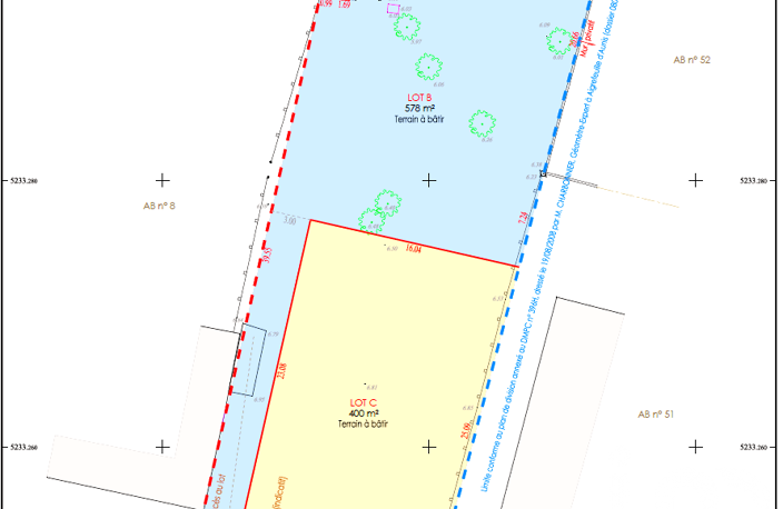 Vente Terrain à bâtir 578 m&sup2; — photo 3