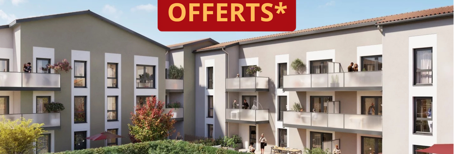 Appartement neuf T3, T4 Pièce 54 à 86 m² à vendre à Saint-Bonnet-de-Mure (69720)