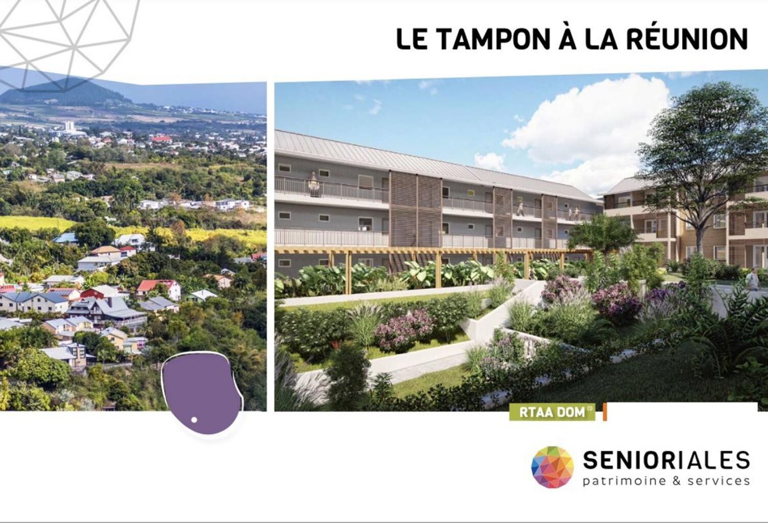 A Vendre Appartement T2 44,06 M2 avec varangue Le Tampon — photo 1
