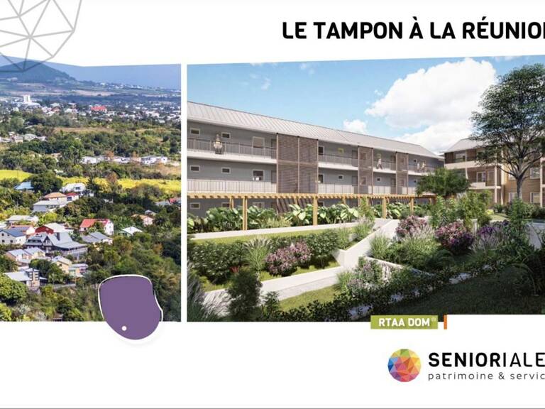 A Vendre Appartement T2 44,06 M2 avec varangue Le Tampon — photo 1