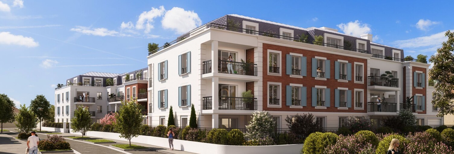 Appartement neuf T2, T3, T4 Pièce 43 à 80 m² à vendre à Le Plessis-Bouchard (95130)