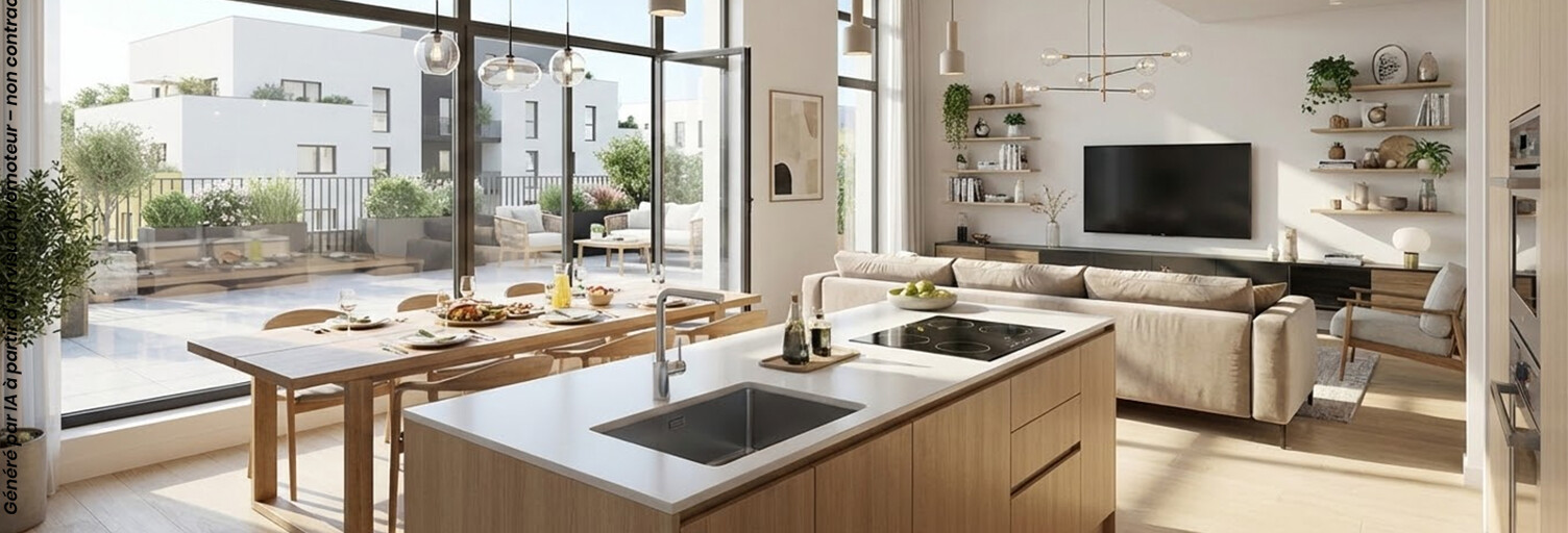 Appartement neuf T3, T4 Pièce 62 à 82 m² à vendre à Dijon (21000)