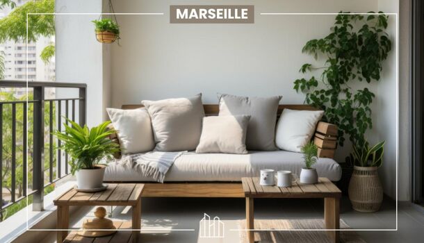 Appartement 2 pièces  à vendre Marseille 15eme 13015