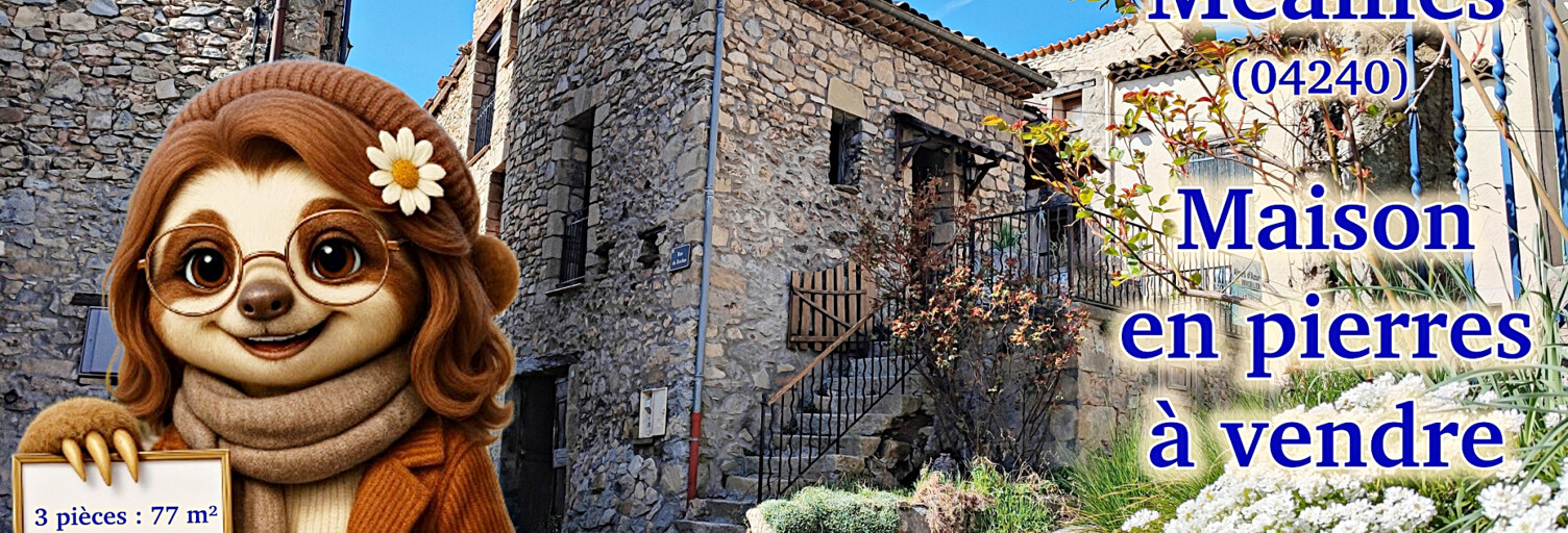 Maison 3 Pièces 90 m² à vendre à Méailles (04240)