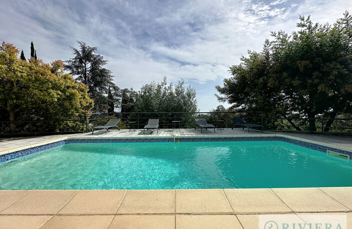 MANDELIEU VILLA INDIVIDUELLE T5/T6 DE 214 M2 VUE MER PISCINE — photo 2