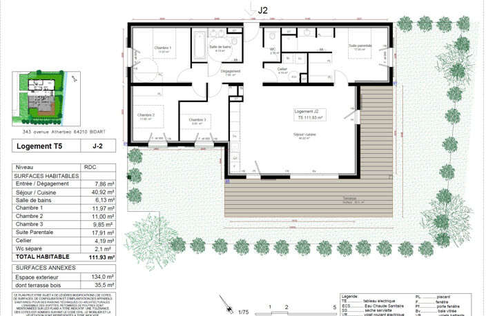 Magnifique appartement T5 neuf de 111 m2 avec terrasse et ja — photo 3