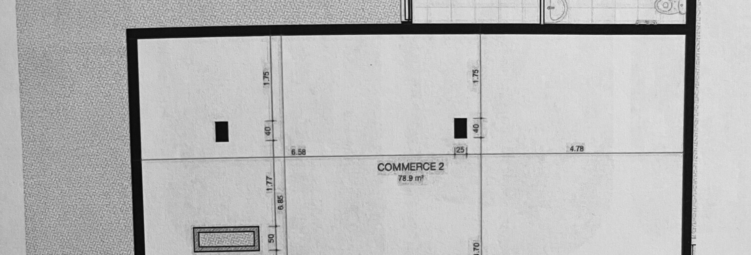 Commerce  79 m² à louer à Sainte-Marie (97438)