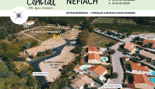 Terrain  à vendre Néfiach 66170
