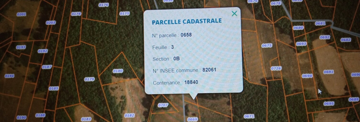 Terrain  18840 m² à vendre à Féneyrols (82140)