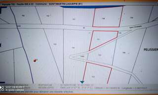 Terrain  11018 m² à vendre à Saint-Martin-Laguépie (81170)