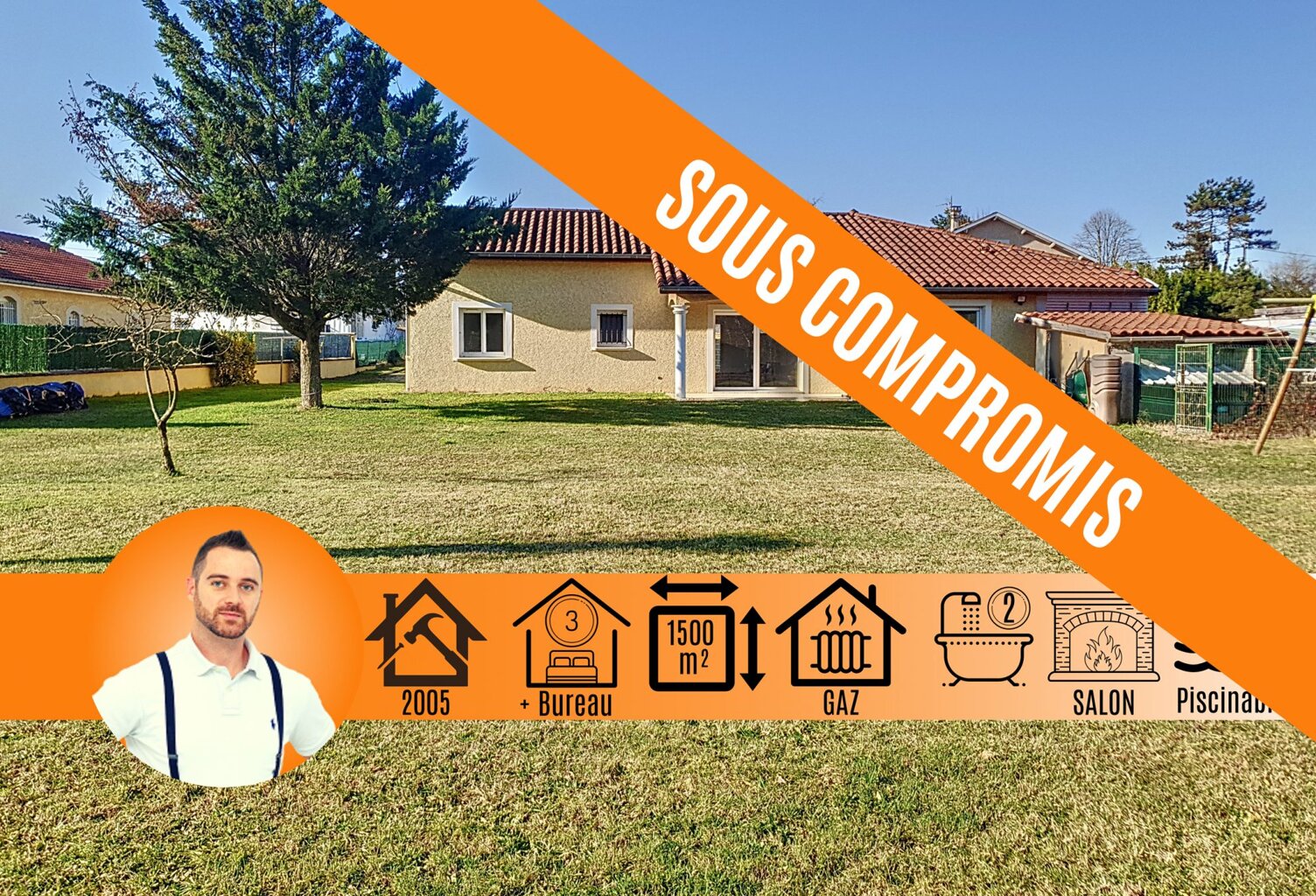 Maison familiale T4 plain pied avec garage et studio 28m² — photo 1