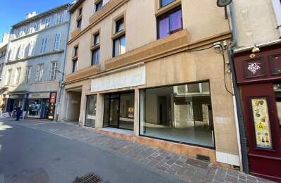 Cente ville Rodez, local commercial d'une superficie de 106 m² environ avec belle vitrine de 8 m de long — photo du bien