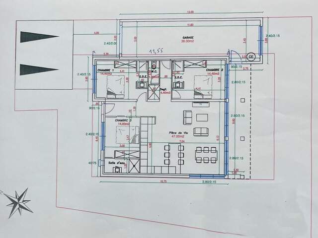 Maison neuve de plain-pied avec garage — photo du bien