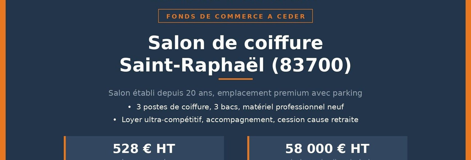 Commerce  120 m² à vendre à Saint-Raphaël (83700)