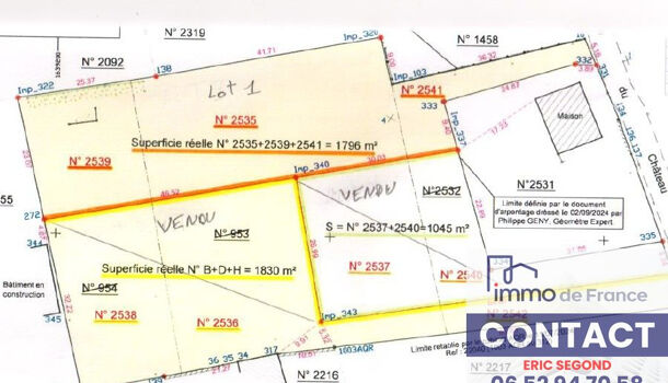 Terrain  à vendre Livinhac-le-Haut 12300