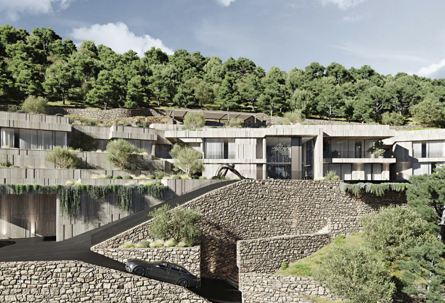 Une demeure d'exception de 1000m2 à construire à EZE vue mer — photo 1