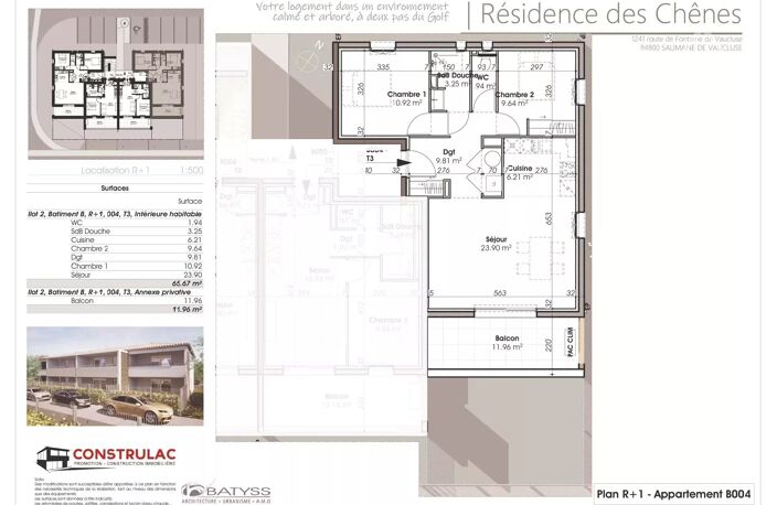 Appartement T3 70m² à L'Isle-sur-la-Sorgue — photo 5