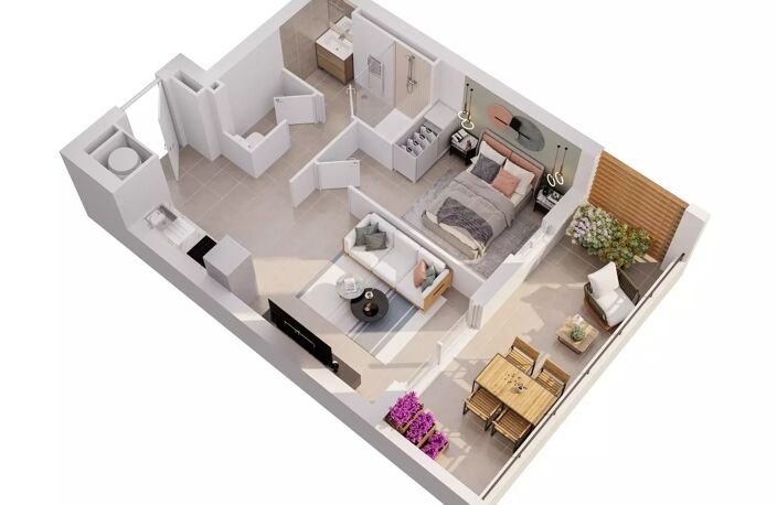 Appartement 38.54 m² neuf à L'Isle-sur-la-Sorgue — photo 2