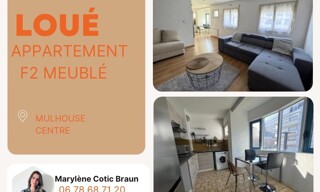 Appartement 2 Pièces 47 m² à louer à Mulhouse (68100)