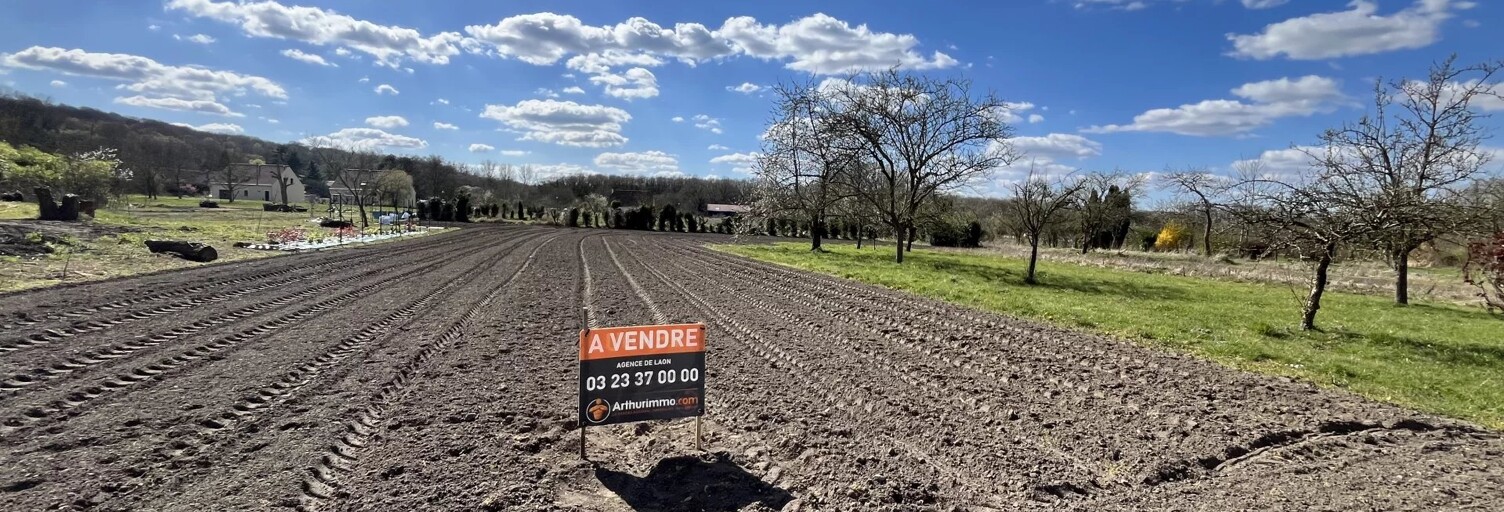 Terrain  1755 m² à vendre à Veslud (02840)