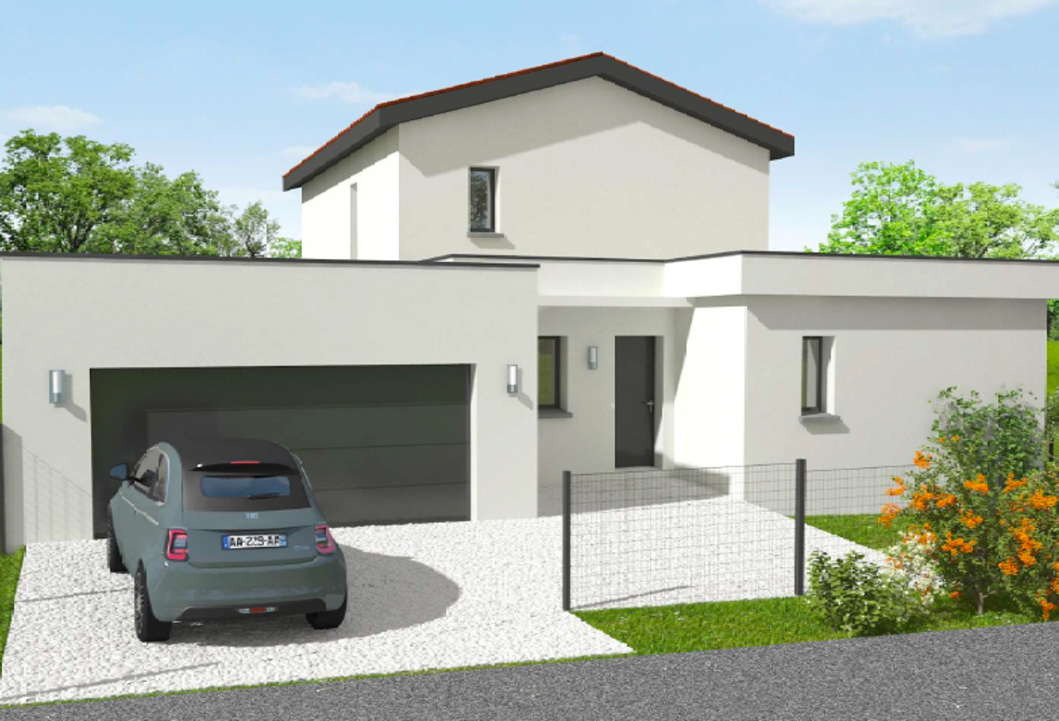 Maison de 136m2 sur 755m2 de terrain à Lissieu proximité Lim — photo 1