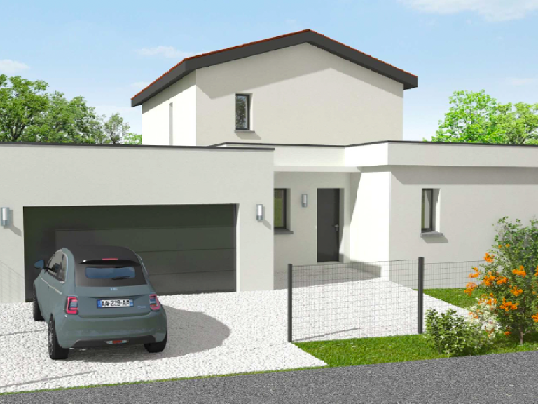Maison de 136m2 sur 755m2 de terrain à Lissieu proximité Lim — photo 1