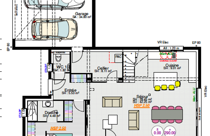 Maison de 136m2 sur 755m2 de terrain à Lissieu proximité Lim — photo 2