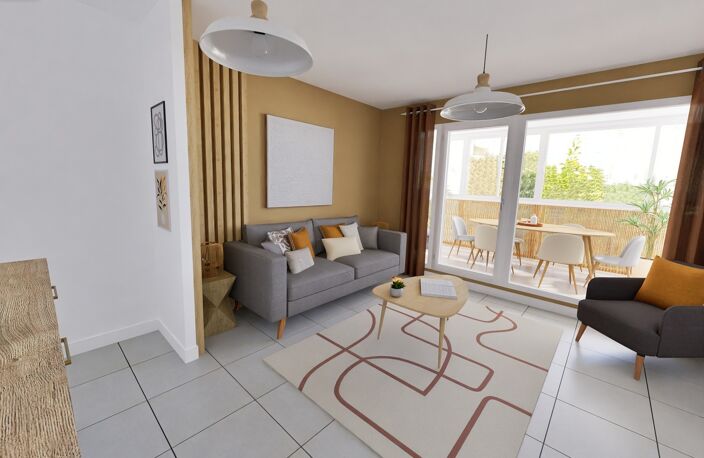 Appartement T3 terrasse et parking — photo 2