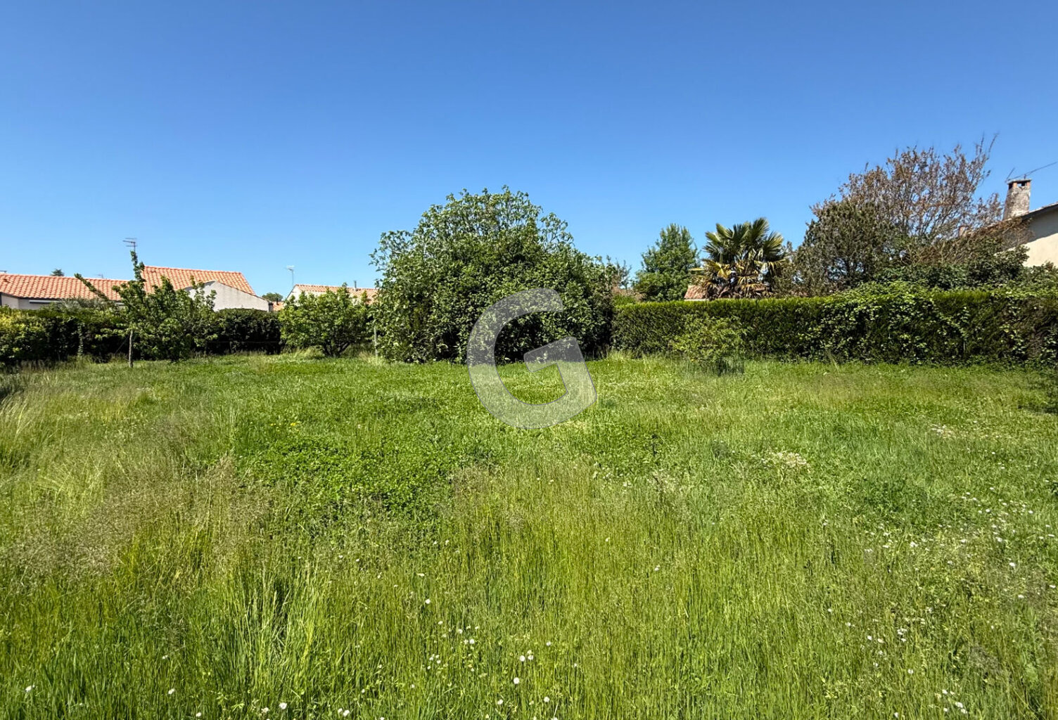TERRAIN CONSTRUCTIBLE NON VIABILISE A VENDRE LONGEVILLE SUR MER — photo 1