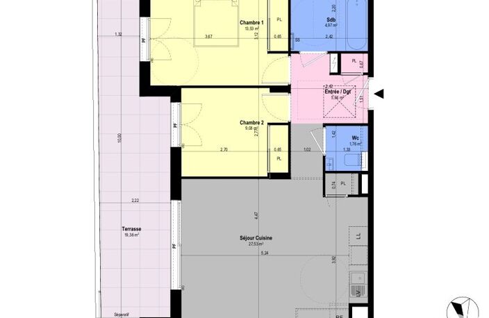 Vente Appartement 3 pièces — photo 3