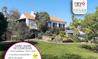 Maison 6 Pièces 137 m² à vendre à Saint-Julien-de-Concelles (44450)
