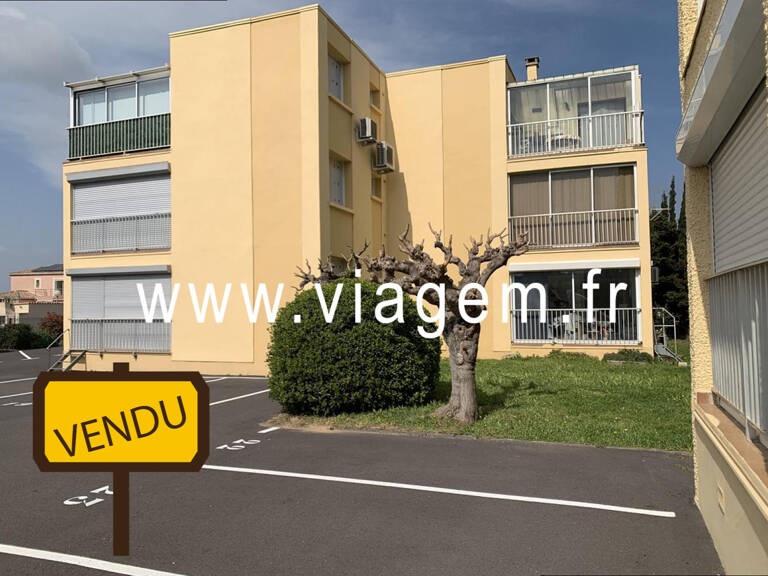 Valras plage appartement deux pièces avec terrasse orientée sud et chambre plus parking en viager occupé par son propriétaire sexagénaire occupant — photo 1