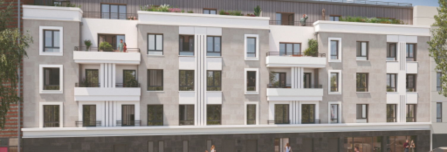 Appartement neuf T3, T4, T5 Pièce 67 à 104 m² à vendre à Aubervilliers (93300)
