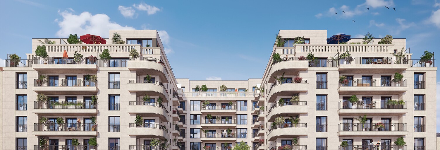 Appartement neuf T1, T2, T3, T4 Pièce 31 à 76 m² à vendre à Clichy (92110)