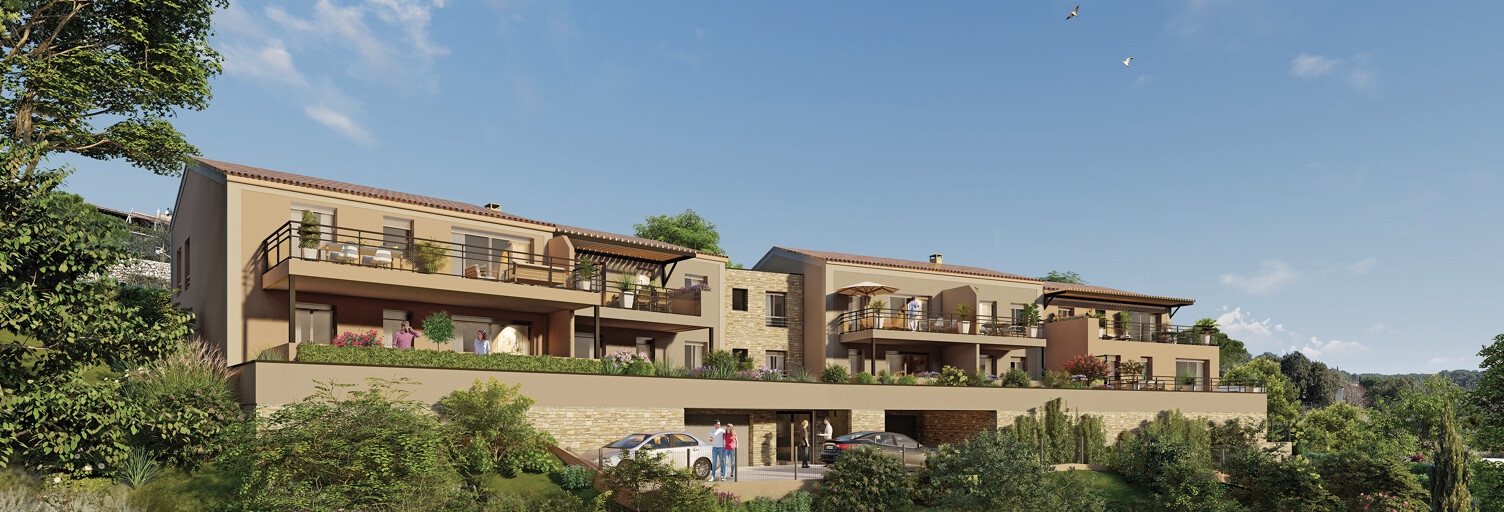 Appartement neuf T2, T3, T4 Pièce 47 à 100 m² à vendre à Carcès (83570)