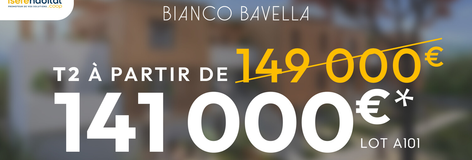 Appartement neuf T2, T3, T4 Pièce 40 à 82 m² à vendre à Échirolles (38130)