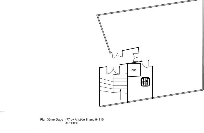 ARCUEIL 94110 - LOCATION - LOCAUX BUREAUX - ANCIEN - 180m2 — photo 4