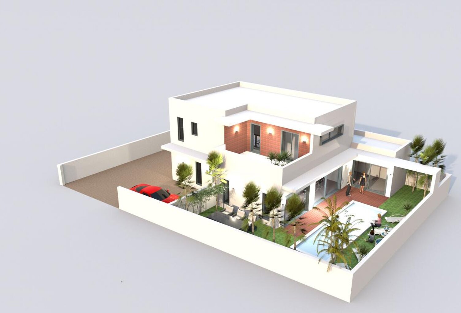 Vente villa neuve de prestige — photo 1