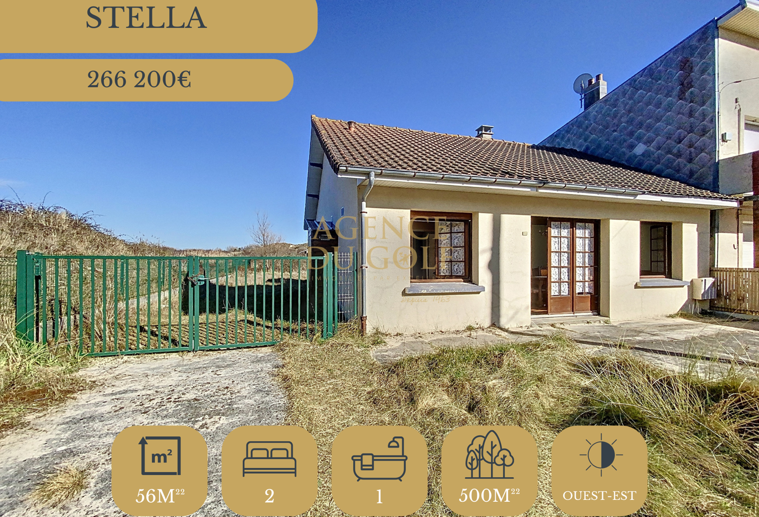 EN EXCLUSIVITE ! Maison de 56 m2 avec vue sur les dunes   À — photo 1