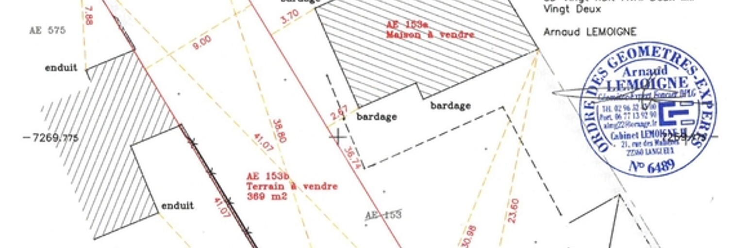 Terrain  369 m² à vendre à Trégueux (22950)
